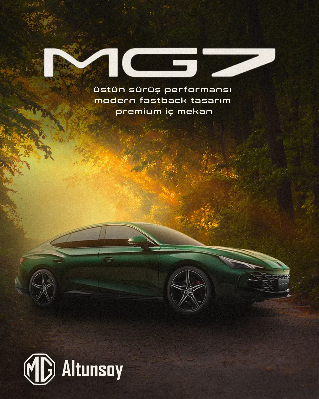 MG Altunsoy Otomotiv MG7 Fastback Rize sosyal medya referansı (Post)