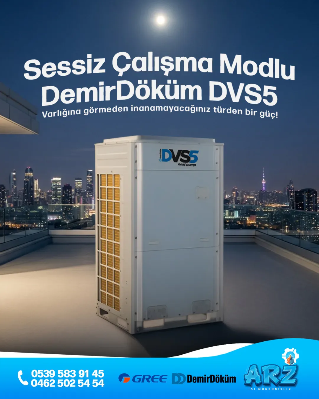 Arz Isı Mühendislik DemirDöküm DVS5… Rize sosyal medya referansı (Post)