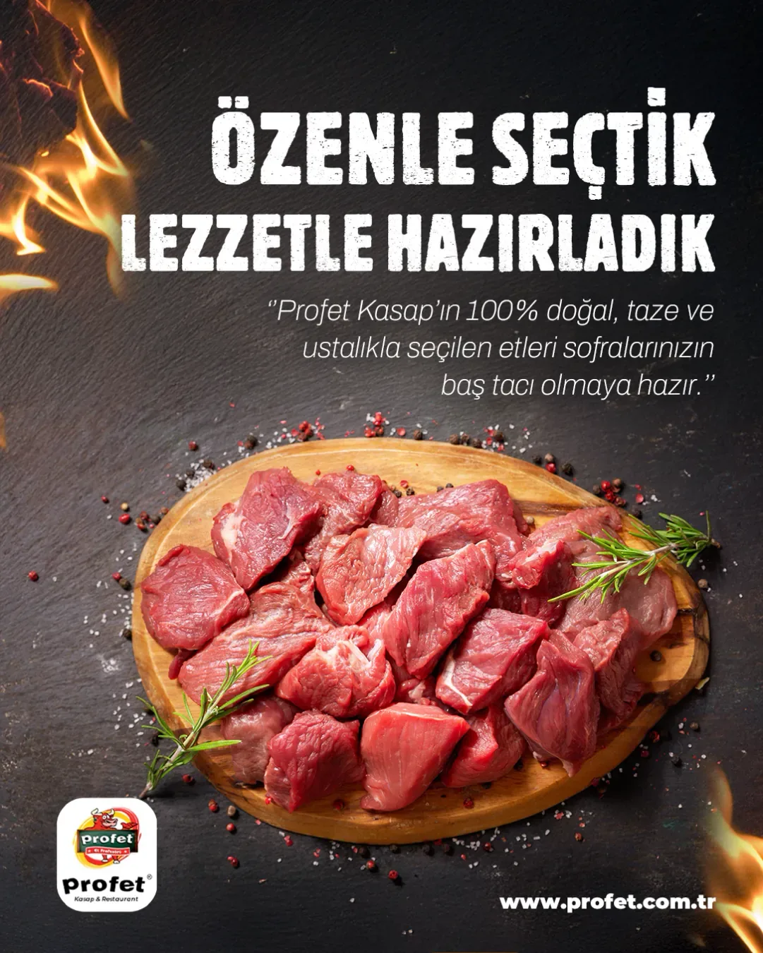 Profet Kasap & Restaurant Rize sosyal medya referansı (Post)