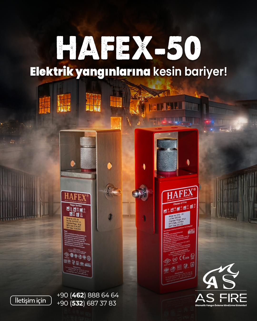 As Fire Yangın Sistemleri Rize sosyal medya referansı (Post)