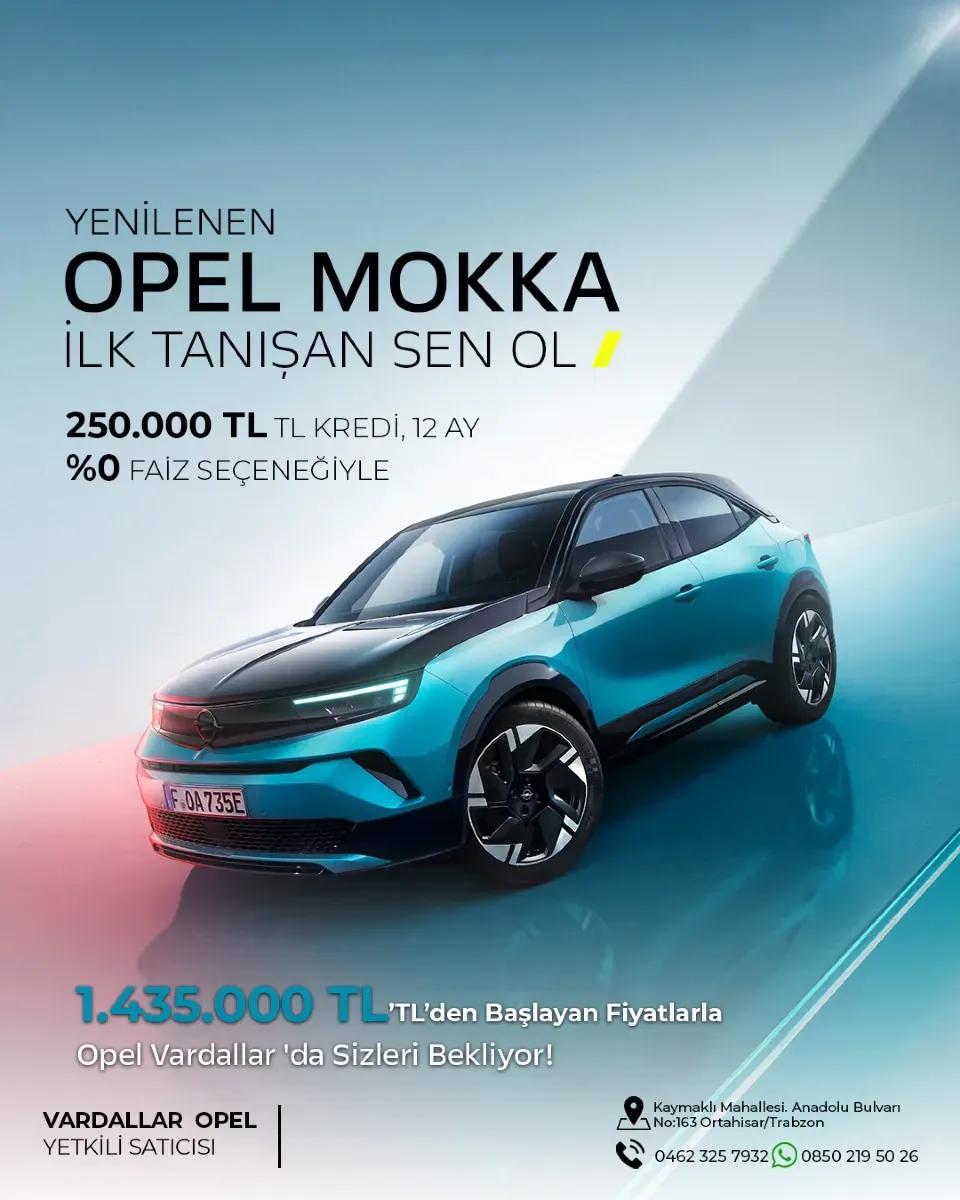 Opel Vardallar Rize sosyal medya referansı (Post)