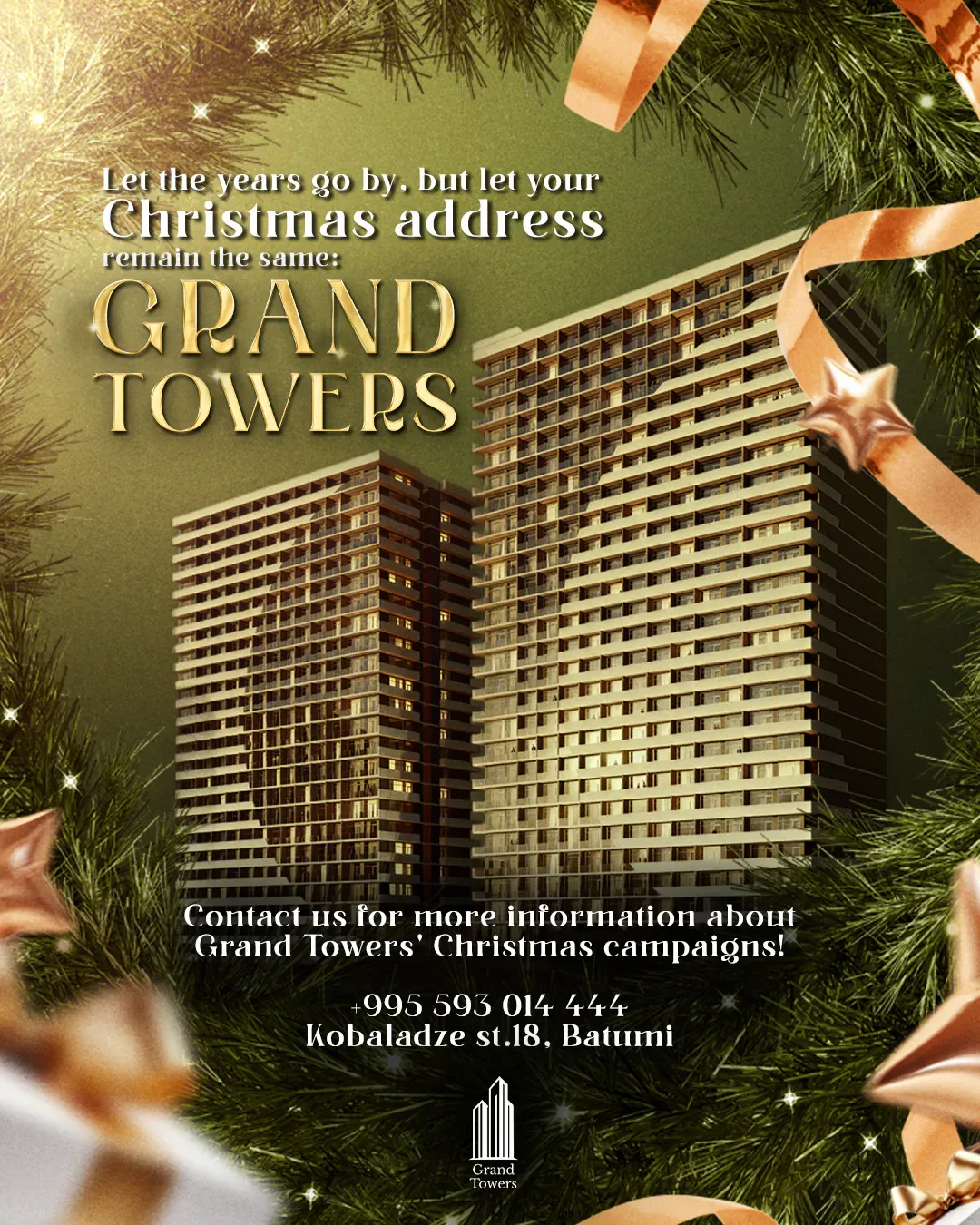 Grand Towers Batumi Yılbaşı Tebrik… Rize sosyal medya referansı (Post)